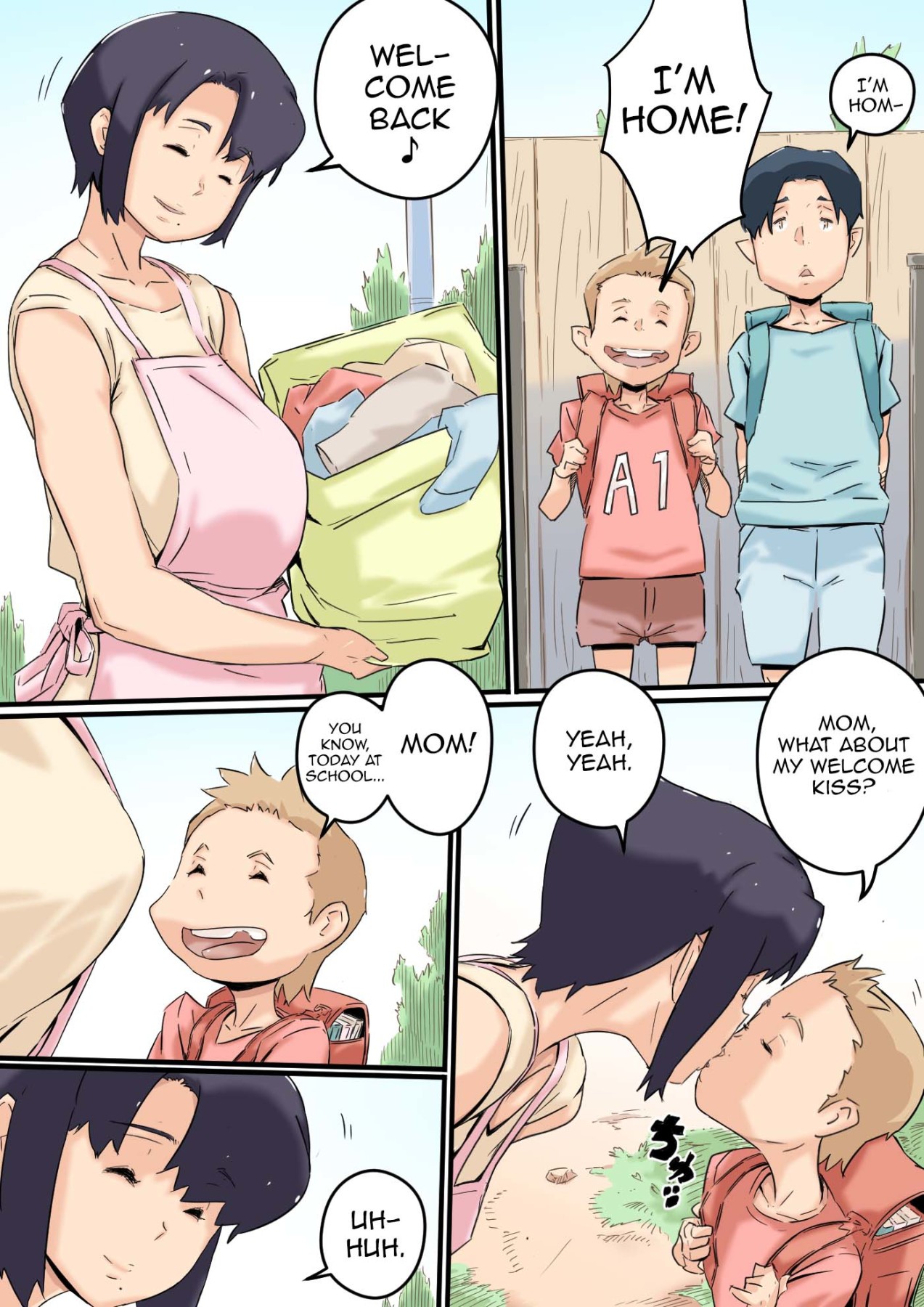Hentai Manga Comic-Mom Is Fucking My Little Brother-Read-2
